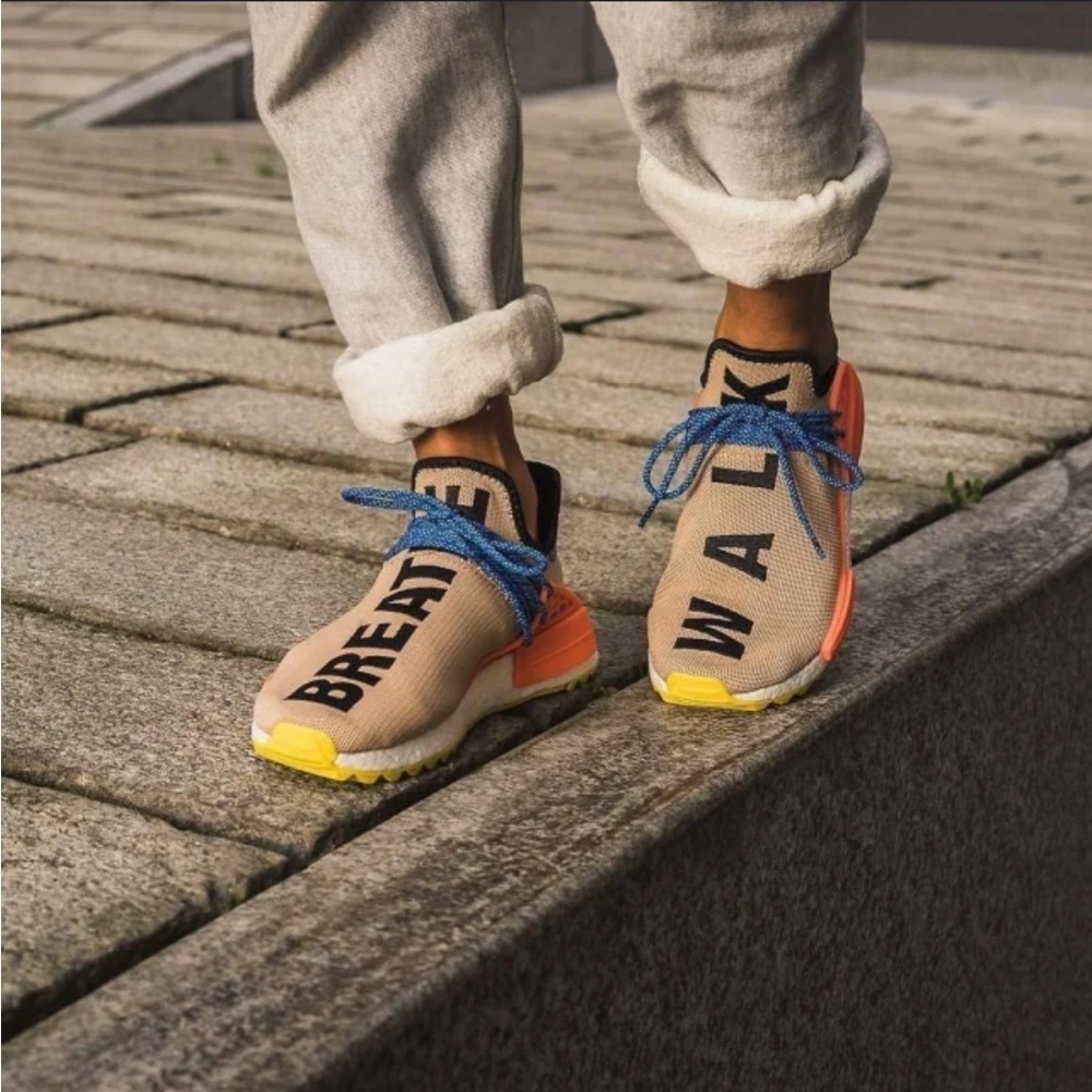 Adidas NMD Trail x Pharrell Human Race 2017 Hiking Shoes Breath Walk Size 11